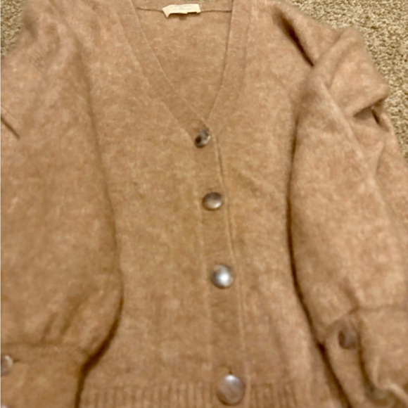 Sezane Mia Cardigan Camel size small - Picture 4 of 6